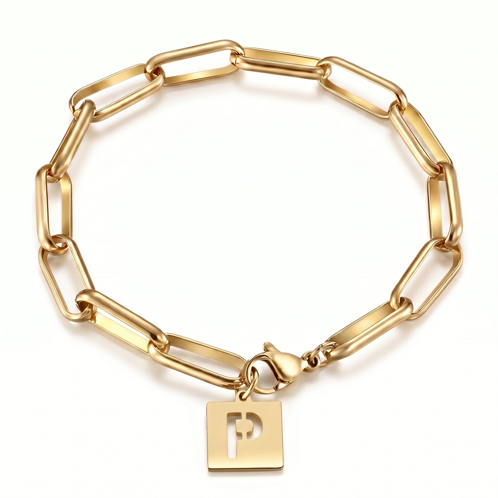 Initial Bracelet "Crest"