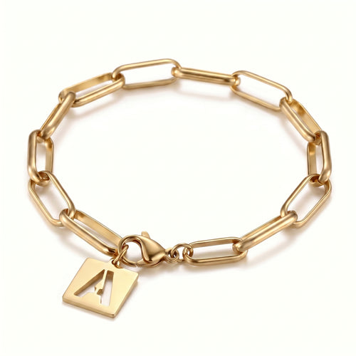 Initial Bracelet "Crest"