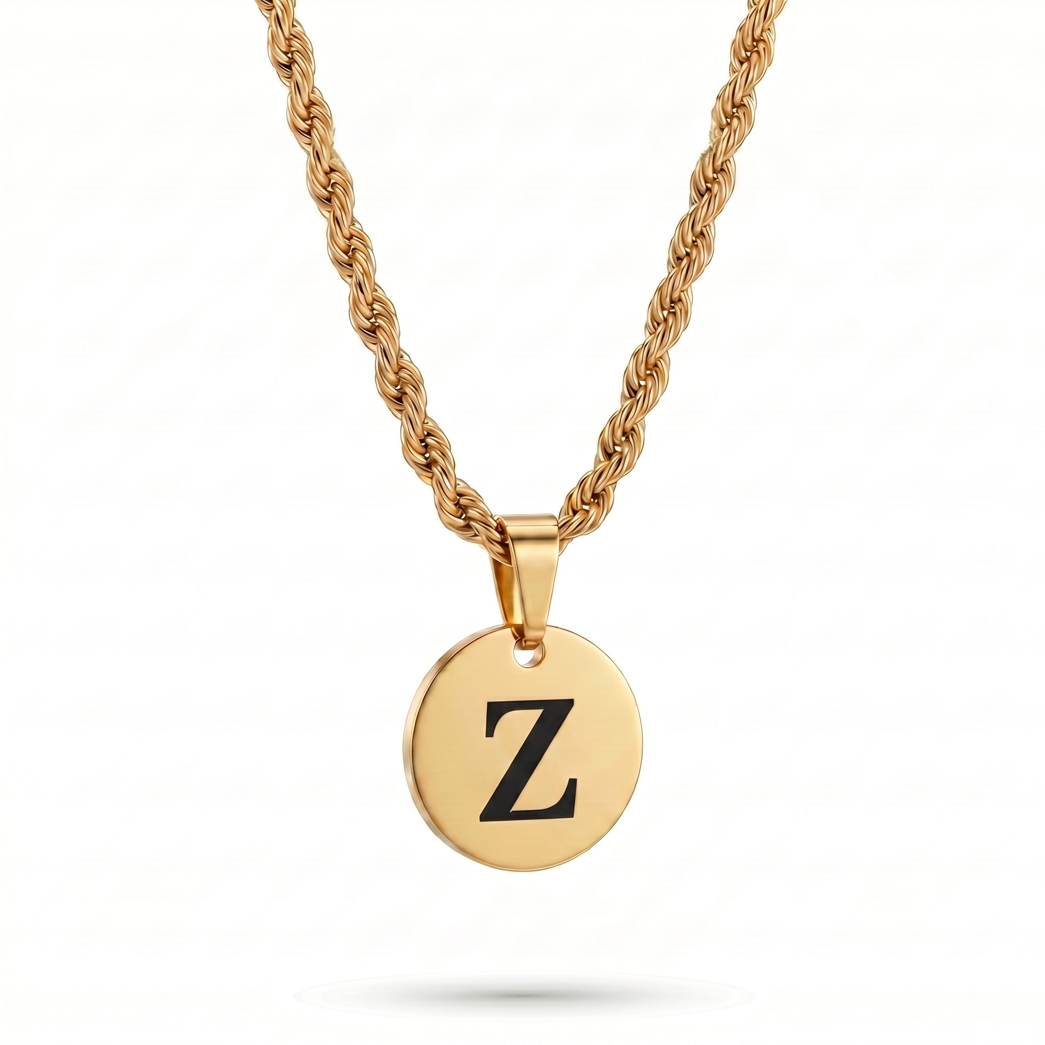 Initial Necklace "Medallion"